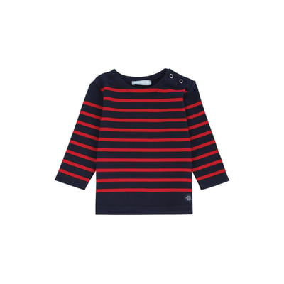 Marinière col bateau en coton épais AMIRAL BABY ARMOR-LUX