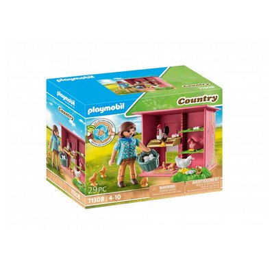 Country - Agricultrice et poulailler PLAYMOBIL