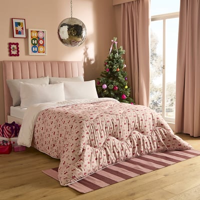 10.5 Tog Coverless Duvet And Pillowcase Set Santas NIGHT LARK