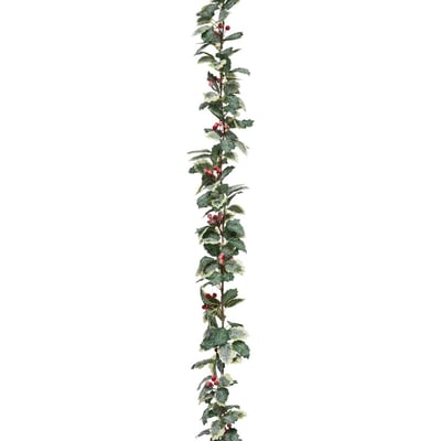 Guirlande houx 1,80m plastique ATMOSPHERA