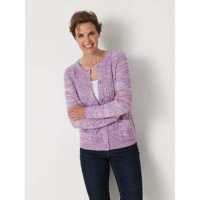 Gilet cardigan chaud col rond DAXON