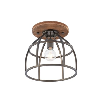 Plafonnier en bois vintage, Rutger LINDBY