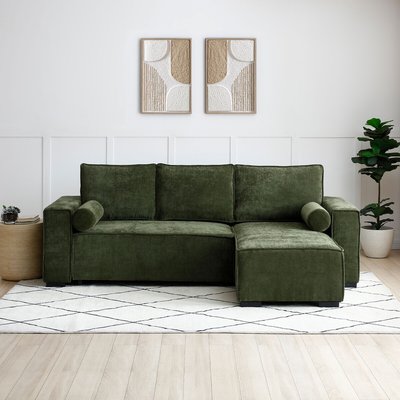 Holden Vintage Chenille Corner Chaise Sofabed SO'HOME