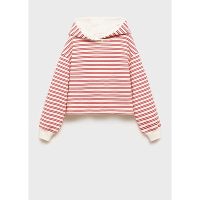 Sweat-shirt rayures capuche MANGO KIDS