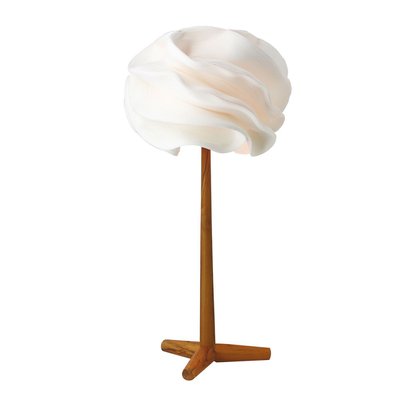 Lampe à poser en zipper pied en teck NOW'S HOME