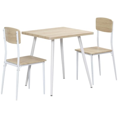 Ensemble de table à manger MDF Bois naturel HOMCOM