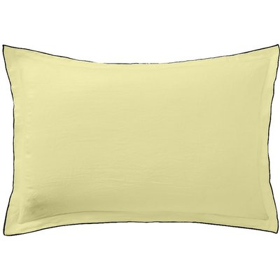 Lot de 2 taie d'oreiller lin lave unie, Signature BATON ROUGE