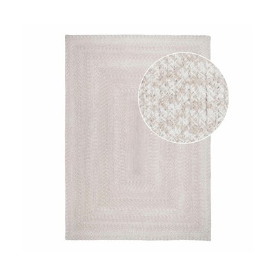 Tapis d'extérieur en plastique recyclé - teinte sable MENDOZA PIER IMPORT