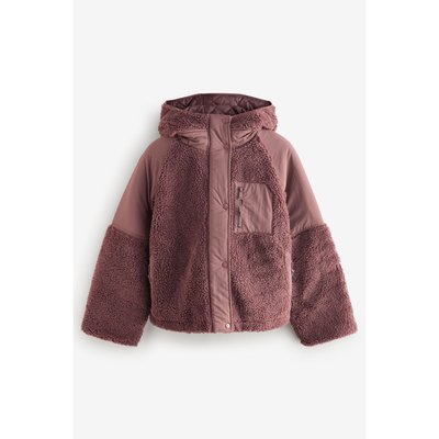 Veste teddy à capuche NEXT
