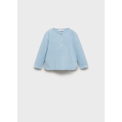 Chemise coton tissu plissé MANGO BABY