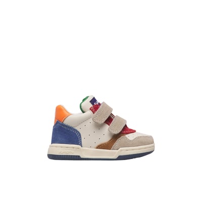 Baskets en cuir et en daim KLIP 4 VL. FALCOTTO