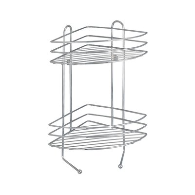 Etagère d'angle de douche à 2 niveaux WENKO