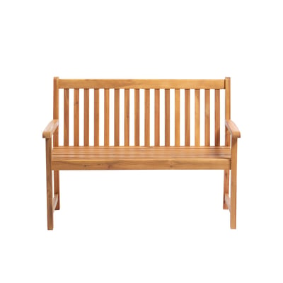 Banc de jardin en acacia massif 120 cm  MILOS BERAH GETAH