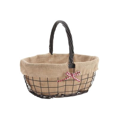 Panier ovale en métal "Charme Vintage" AUBRY GASPARD