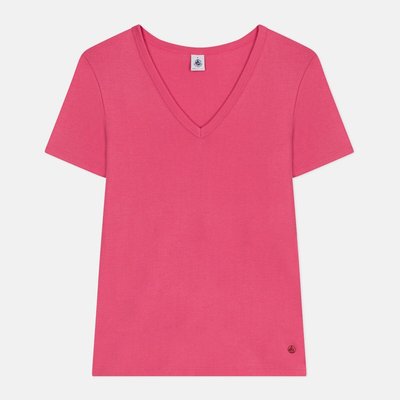 T-shirt L'Iconique, col V PETIT BATEAU
