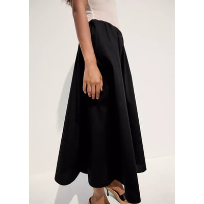Jupe coton évasée MANGO