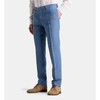 Pantalon De Costume Ajusté Tilin Fil À Fil Lin COMPTOIR GL