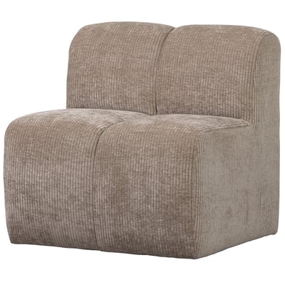 Banc de salle a manger avec dossier en bouclé L84 MOJO WOOOD
