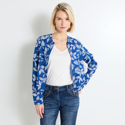 Blouson fluide imprimé GRAIN DE MALICE
