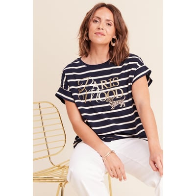 T-shirt droit col rond manches courtes BREAL