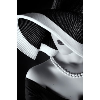 Tableau contemporain la femme au chapeau HEXOA