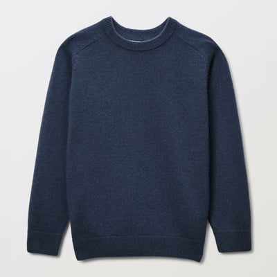 Pull uni col rond en 100% cachemire MONOPRIX