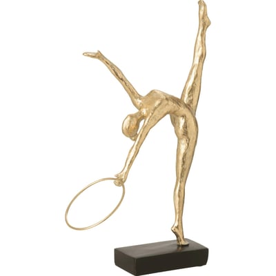 Figurine gymnaste en résine sur socle RECOLLECTION