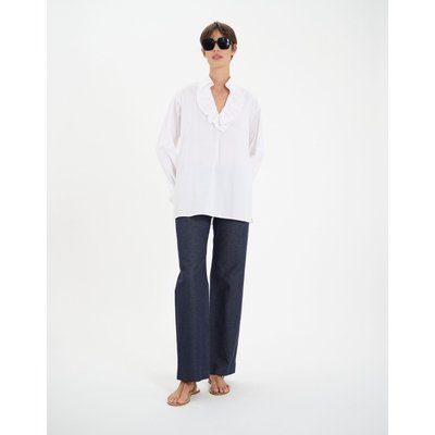Chemise Ortiz en coton blanc INES DE LA FRESSANGE PARIS