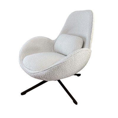 Fauteuil rotatif en velours - SPACE MATHI DESIGN