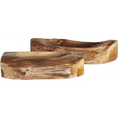 Bol en bois de mahogany, Akviran (lot de 12) RECOLLECTION