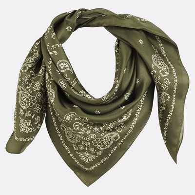 Écharpe style bandana en soie LA REDOUTE COLLECTIONS