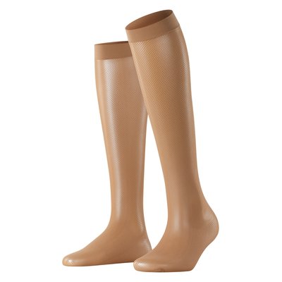 Mi-bas Net Fibre artificielle Transparent FALKE