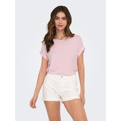T-shirt à fines rayures, manches courtes ONLY