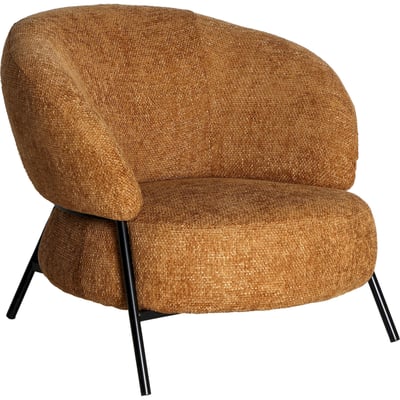 Fauteuil vintage tissu texturé S.SOUVENS RECOLLECTION
