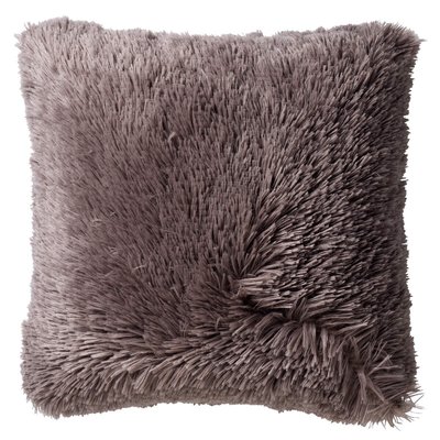 Coussin Fluffy - Marron, 45x45 cm DUTCH DECOR