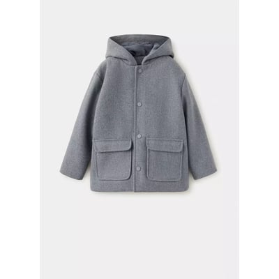 Manteau en drap imitation mouton MANGO BABY