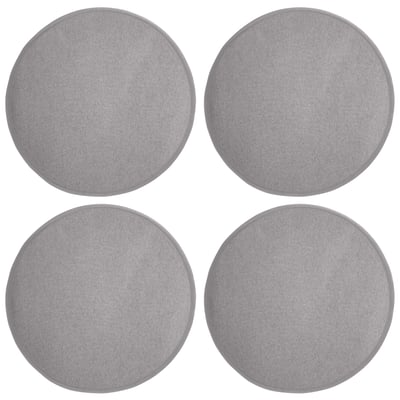 Galettes de chaise rondes imitation feutre FELT 35cm- lot de 4 MAGMA HEIMTEX