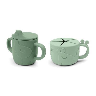 Lot de 2 tasses double usage Deer friends Peekaboo DONE BY DEER
