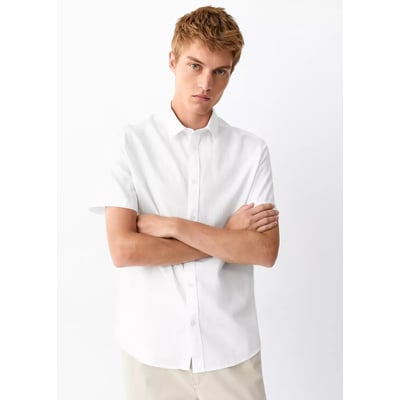 Chemise coton et lin MANGO TEEN