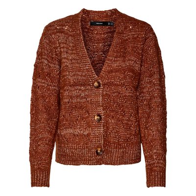 Gilet long femme marron chocolat La Redoute