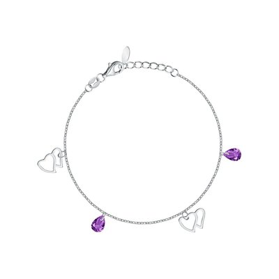 Bracelet en argent 925 et oxyde de zirconium CLEOR