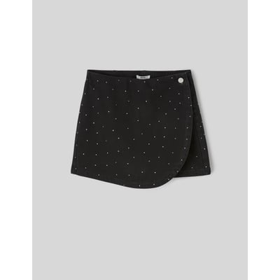 Jupe short à strass BZB
