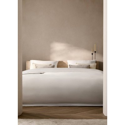 Housse de couette percale de coton overlock lit 180/200 cm MANGO HOME