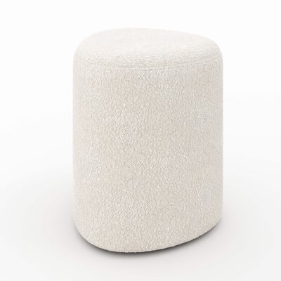 Pouf en tissu bouclé - EMMY MAISON PAVANE