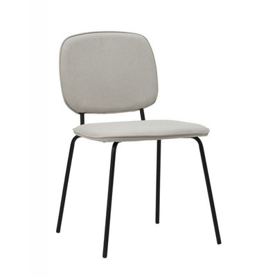 Chaise coton métal HOUSE DOCTOR