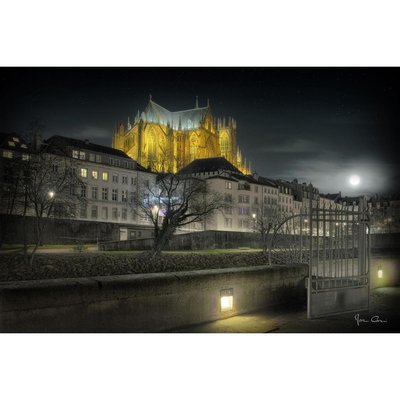 Tableau Mural Quai Cathédrale Saint-étienne De Metz ARCHITECTURE CEANOTHE