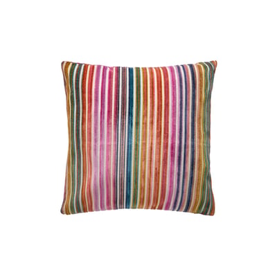 Coussin rayé en velours coupé NEXT
