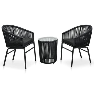 Salon de jardin 3 pièces style bistro HOME MAISON