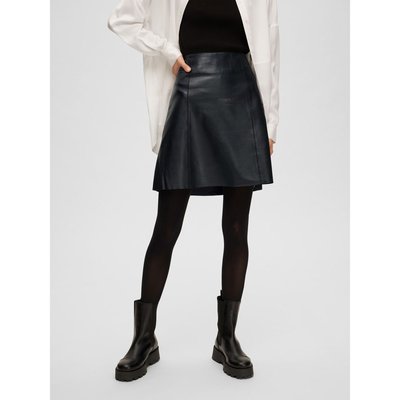 Jupe en cuir femme La Redoute