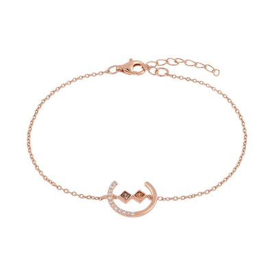 Bracelet en argent 925 et oxyde de zirconium ROSELINE